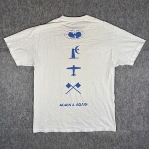 Wutang Clan Wu Wear T-Shirt Men's Short Sleeve‎ Again and Again White Rap